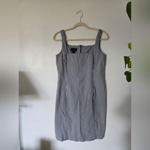 Vintage RALPH Ralph Lauren Black White Gingham Sleeveless Dress Size 10